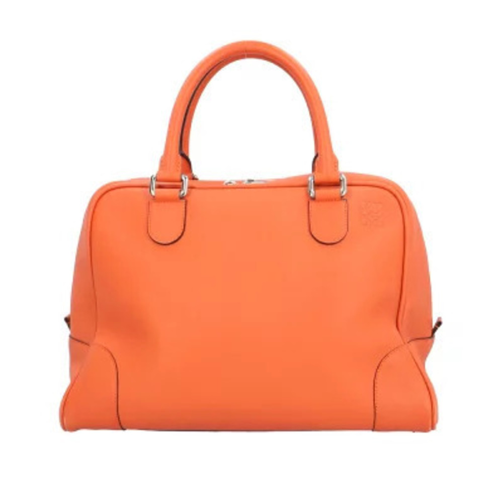 Loewe Amazona Handbag Leather Orange